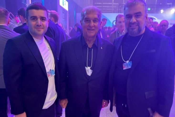 “Şafa” FK-nın prezidenti Joan Laporta ilə görüşüb
