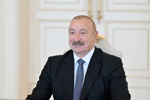 Prezident İlham Əliyev FIFA-nın prezidentini qəbul edib - FOTO