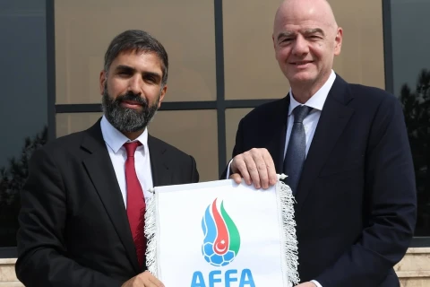 Джанни Инфантино поблагодарил президента АФФА - ФОТО