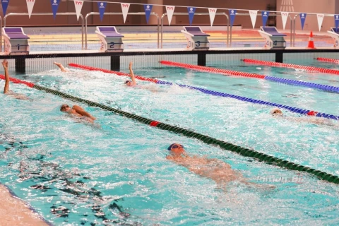 Olimpiya ulduzlarından Bakıda gənc üzgüçülərə xüsusi dərs - FOTO/VİDEO