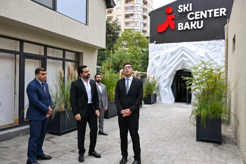 Bakıda dünyanın ikinci ən böyük qapalı xizək mərkəzlərindən birinin açılışı olub