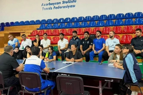 Bakıda stolüstü tennis üzrə beynəlxalq seminar keçirilir - FOTO