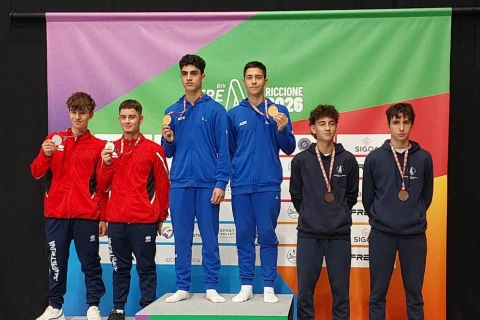 Gimnastlarımız İtaliyada beş qızıl, bir gümüş medal qazanıblar - FOTO