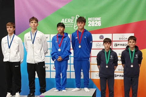 Gimnastlarımız İtaliyada beş qızıl, bir gümüş medal qazanıblar - FOTO