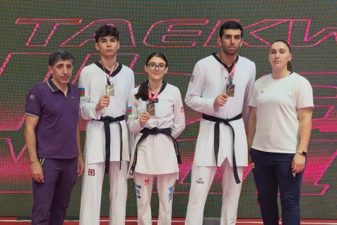 Азербайджанские таэквондисты завоевали четыре медали на Albania Open