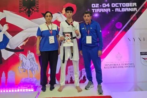 Азербайджанские таэквондисты завоевали четыре медали на Albania Open
