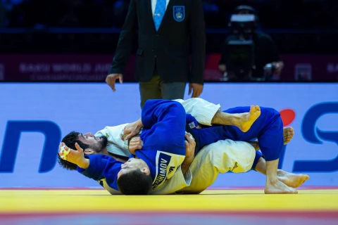 Four Azerbaijani judokas to compete at Baku World Championships today