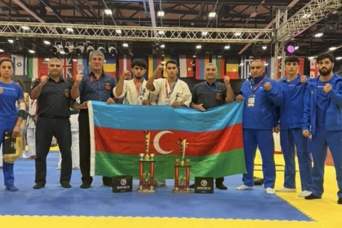 Karateçilərimiz Avropada və Rusiyada üç medal qazanıblar - FOTO