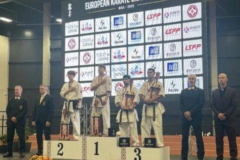 Karateçilərimiz Avropada və Rusiyada üç medal qazanıblar - FOTO