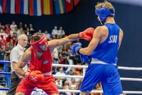 Пять боксеров Азербайджана вышли в четвертьфинал чемпионата Европы U17 - ФОТО
