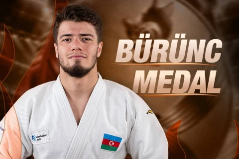 Ömər Rəcəbli Bakıdakı dünya çempionatında bürünc medal qazandı - YENİLƏNİR + FOTO/VİDEO