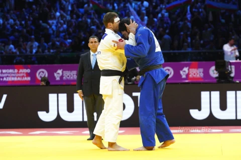 38 секунд для олимпийского чемпиона и AI на пьедестале в Баку: истории пятого дня ЧМ по дзюдо – ОБЗОР İDMAN.BİZ