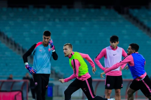 “Sabah” Çempionlar Liqasında ev oyunlarını keçirəcəyi stadionda ilk məşqinə çıxdı