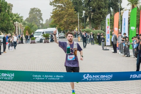 Üçüncü Beynəlxalq Xankəndi Ultramarafonunun ikinci mərhələsinin qalibləri müəyyənləşib - FOTO