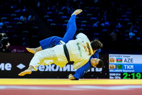 Olympic champion Zelim Kotsoyev begins World Judo Championships campaign in Baku
