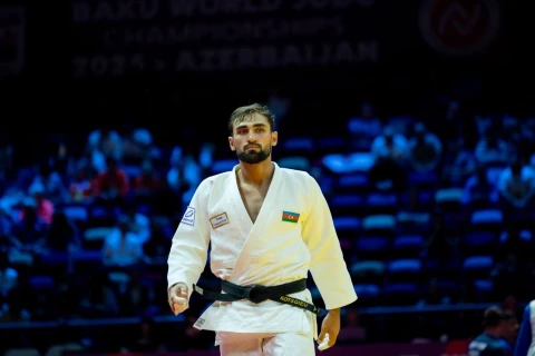 Olympic champion Zelim Kotsoyev begins World Judo Championships campaign in Baku