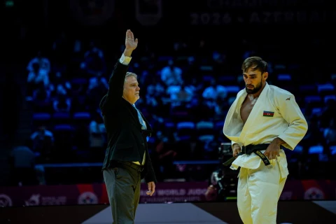 Olympic champion Zelim Kotsoyev begins World Judo Championships campaign in Baku
