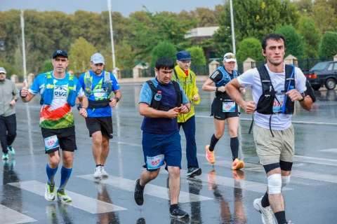 Üçüncü Beynəlxalq Xankəndi Ultramarafonunun üçüncü mərhələsinə yekun vurulub - FOTO