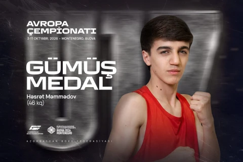 Хасрат Мамедов завоевал серебряную медаль на юношеском чемпионате Европы по боксу
