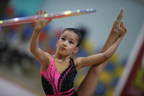 Qazaxda keçirilən “Grace of Nature” bədii gimnastika turniri bu gün yekunlaşacaq - FOTO