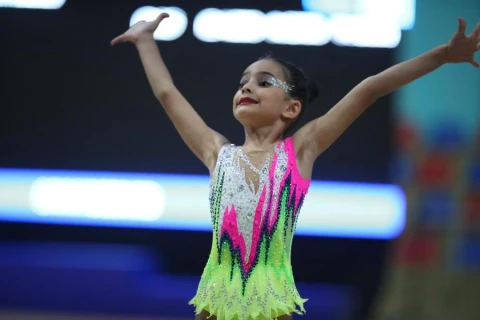 Qazaxda keçirilən “Grace of Nature” bədii gimnastika turniri bu gün yekunlaşacaq - FOTO