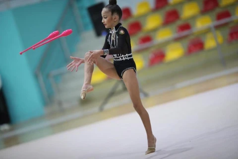Qazaxda keçirilən “Grace of Nature” bədii gimnastika turniri bu gün yekunlaşacaq - FOTO