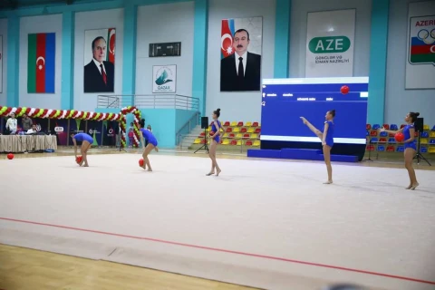 Qazaxda keçirilən “Grace of Nature” bədii gimnastika turniri bu gün yekunlaşacaq - FOTO