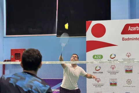 Dövlət qurumlarının əməkdaşları arasında badminton yarışı keçirilib - FOTO