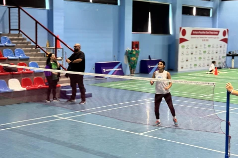 Dövlət qurumlarının əməkdaşları arasında badminton yarışı keçirilib - FOTO