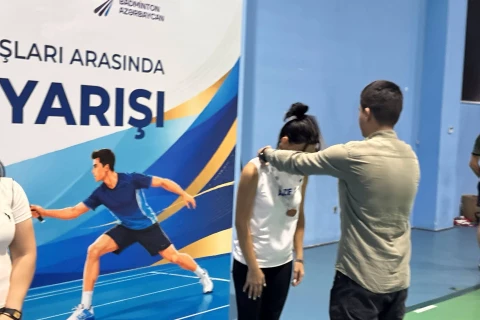 Dövlət qurumlarının əməkdaşları arasında badminton yarışı keçirilib - FOTO