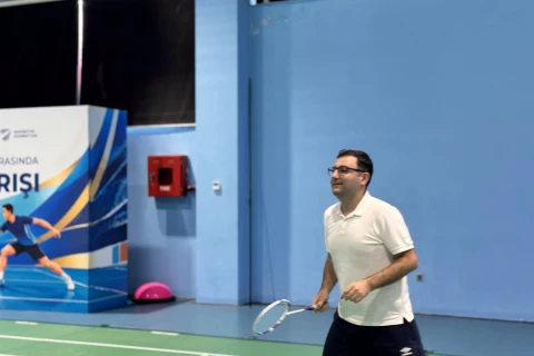 Dövlət qurumlarının əməkdaşları arasında badminton yarışı keçirilib - FOTO