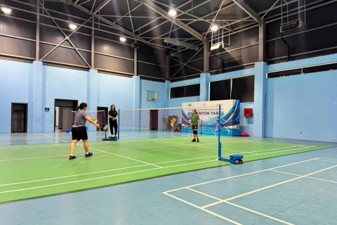 Dövlət qurumlarının əməkdaşları arasında badminton yarışı keçirilib - FOTO