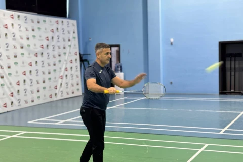 Dövlət qurumlarının əməkdaşları arasında badminton yarışı keçirilib - FOTO