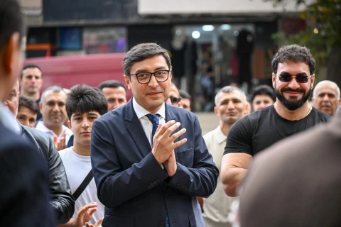 Bakıda yeni idman zalı açıldı: mərasimdə tanınmış simalar iştirak etdilər - FOTO