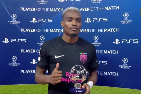 “Sabah”ın futbolçusu “Slaviya” ilə matçın ən yaxşısı seçildi