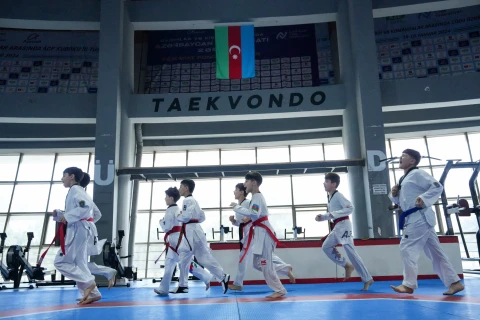 Сборная Азербайджана по таэквондо завершила сборы перед чемпионатом Европы - ФОТО