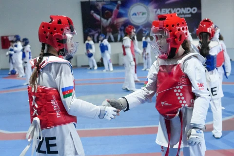 Сборная Азербайджана по таэквондо завершила сборы перед чемпионатом Европы - ФОТО