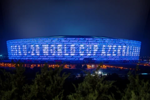 FIFA U-20 dünya çempionatı 2027-nin brendi Bakıda nümayiş olunub - FOTO