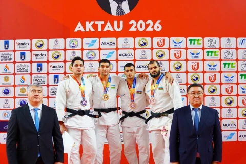 Azərbaycan cüdoçuları Asiya Açıq Turnirində 14 medal qazandılar - FOTO
