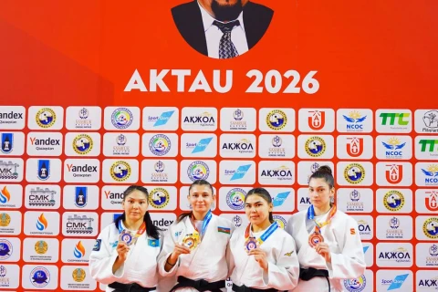Azərbaycan cüdoçuları Asiya Açıq Turnirində 14 medal qazandılar - FOTO