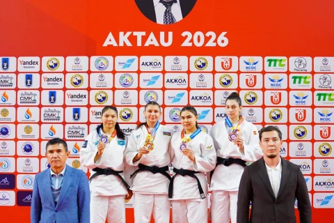 Azərbaycan cüdoçuları Asiya Açıq Turnirində 14 medal qazandılar - FOTO