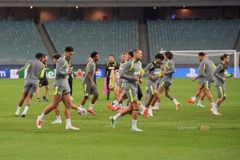 “Borussiya Dortmund” “Sabah”la oyun öncəsi son məşqini keçirdi