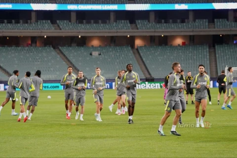 “Borussiya Dortmund” “Sabah”la oyun öncəsi son məşqini keçirdi