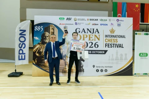 “Ganja Open 2026” beynəlxalq şahmat festivalına yekun vurulub - FOTO