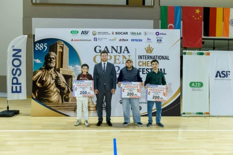 “Ganja Open 2026” beynəlxalq şahmat festivalına yekun vurulub - FOTO