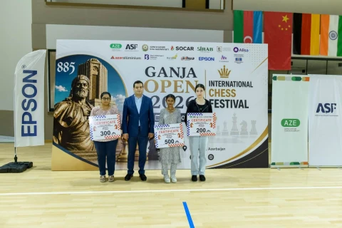 “Ganja Open 2026” beynəlxalq şahmat festivalına yekun vurulub - FOTO