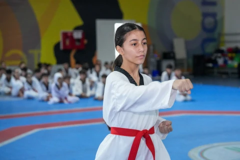 Azərbaycan Taekvondo Federasiyası dan imtahanı keçirib - FOTO