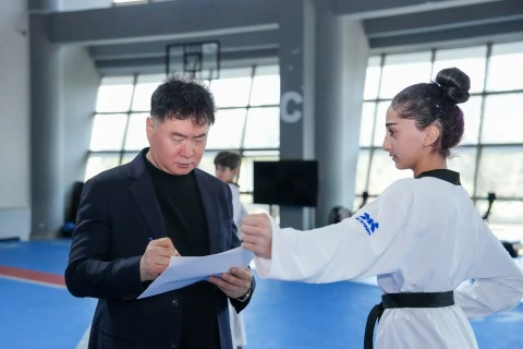 Azərbaycan Taekvondo Federasiyası dan imtahanı keçirib - FOTO