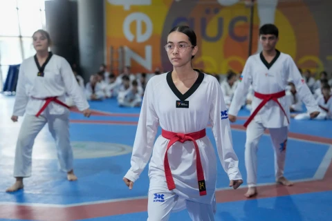 Azərbaycan Taekvondo Federasiyası dan imtahanı keçirib - FOTO