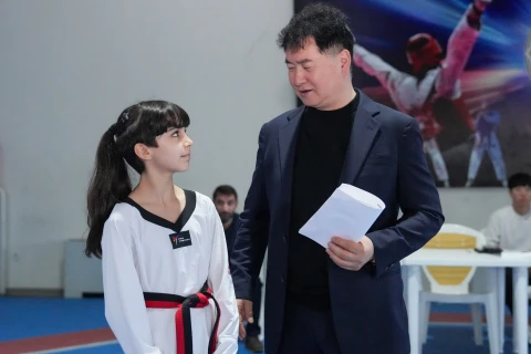 Azərbaycan Taekvondo Federasiyası dan imtahanı keçirib - FOTO